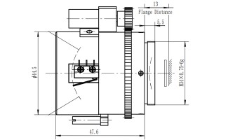 Моторизованные объективы 12 мм f/1,0 для тепловидения LWIR